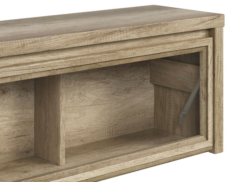 Vitrina de perete Kasey SFW1W/140 (Stejar monument)