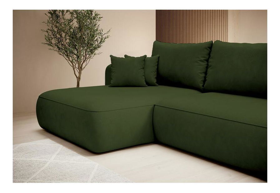 Kutna garnitura Fergie (L) (zelena + crna)