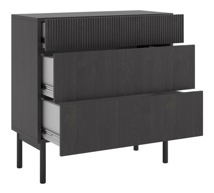 Komoda Noelia N8 (crni portland jasen)