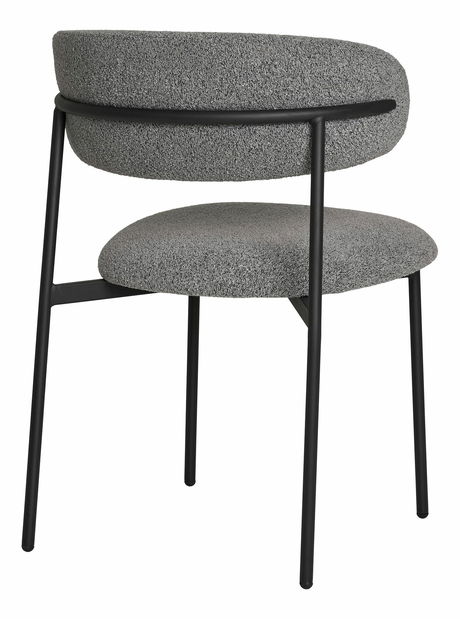 Jedálenská stolička Mevania (svetlosivá)