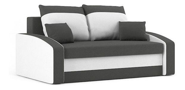 Canapea Haidar (gri + alb)