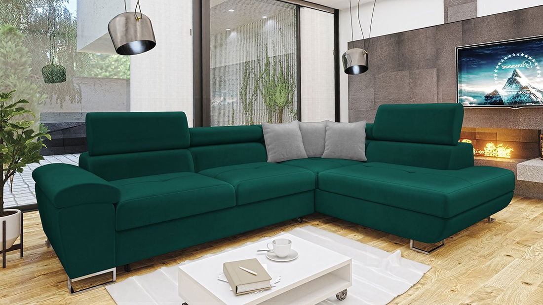 Colțar Alphard (D) (Magic Velvet 2221 + Magic Velvet 2221 + Magic Velvet 2240)