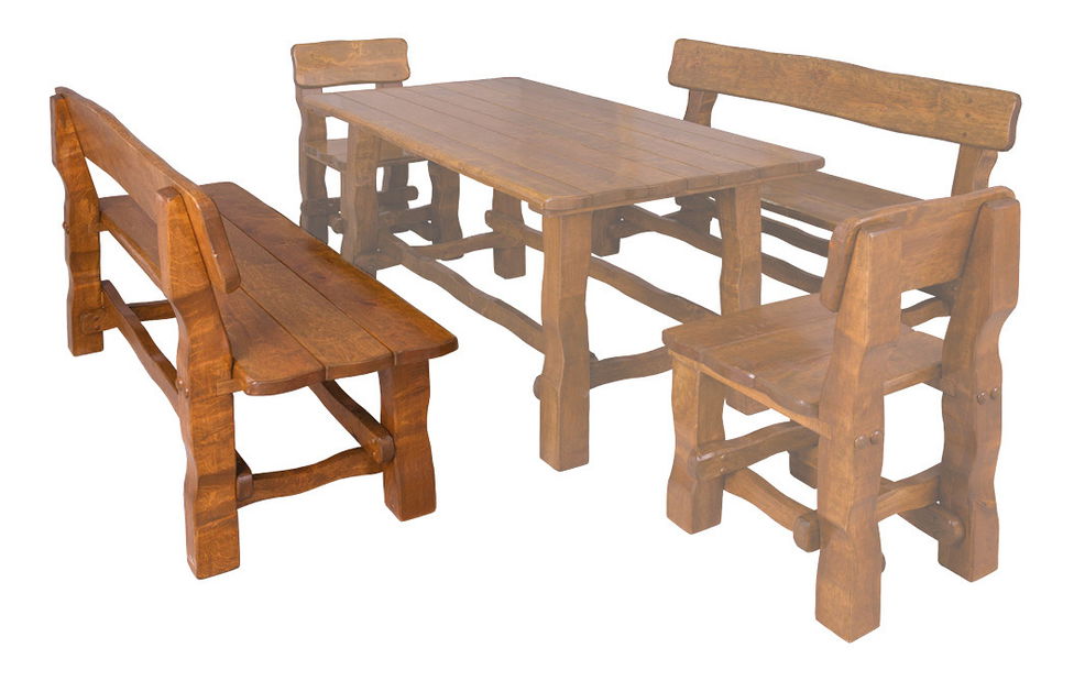 Záhradná lavička MO101 (brunat) *bazár