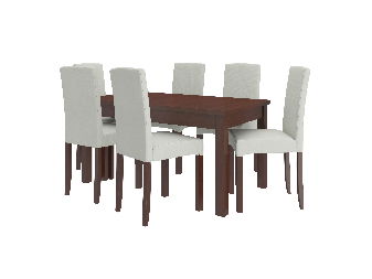 Set sufragerie Raviel56 (Nuc închis + paros 2)