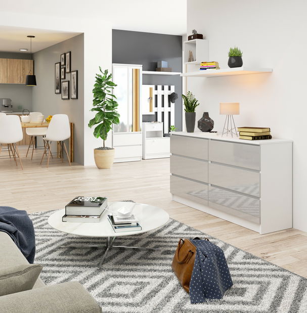 Komoda Keanu (metalni sjaj)