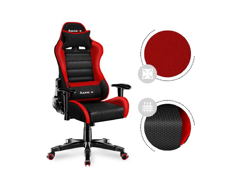 Scaun gaming pentru copii Rover 6 (negru + roșu)