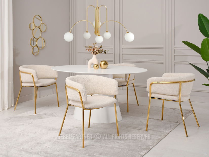 Szék Sorento (krém + arany)