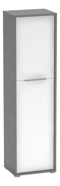 Skriňa Hamila NEW TYP 08 (grafit + biela)