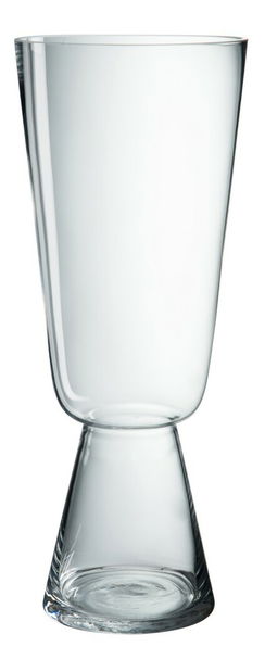 Váza Jolipa Veľká Christmas Spirit (15x15x38cm) (Priehľadná)