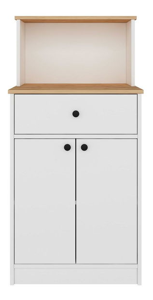 Komoda Mokka (biela + borovica atlantická) 