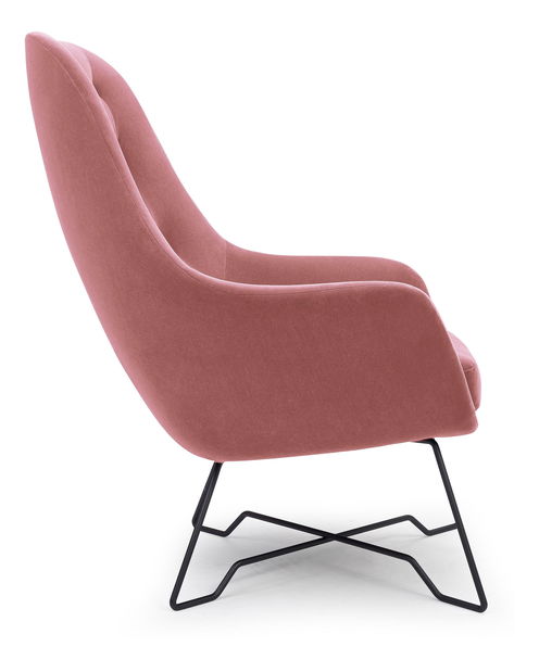 Fotoliu Eliah (roz inchis)