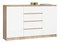 Komoda Kurtinaitis 2D 4SZ (dub sonoma + biela)