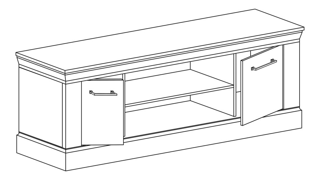 TV stolić/ormarić Atena 15 (craft zlatni)