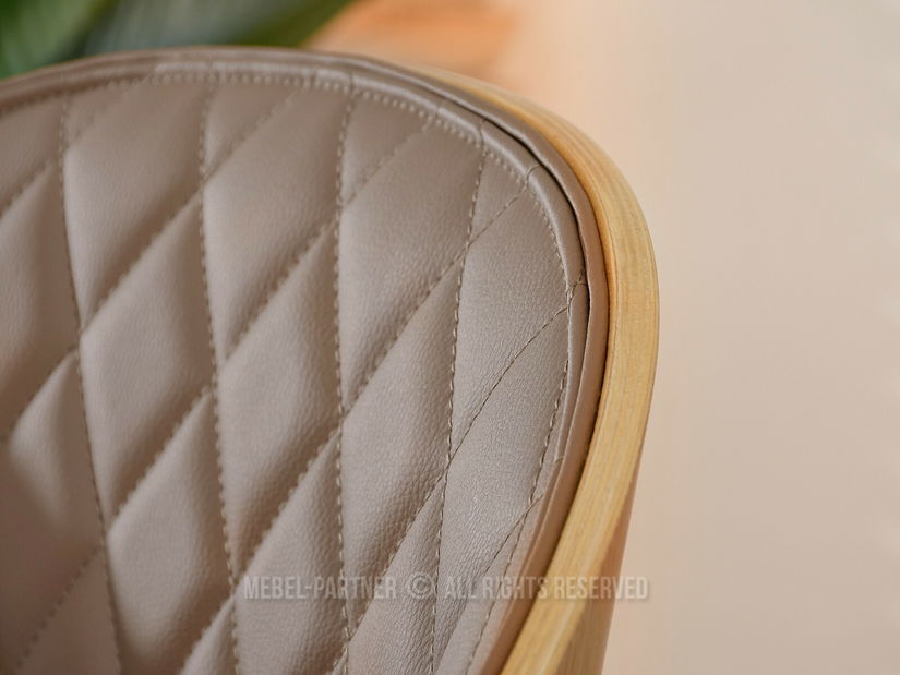 Scaun Hypo (bej + stejar)