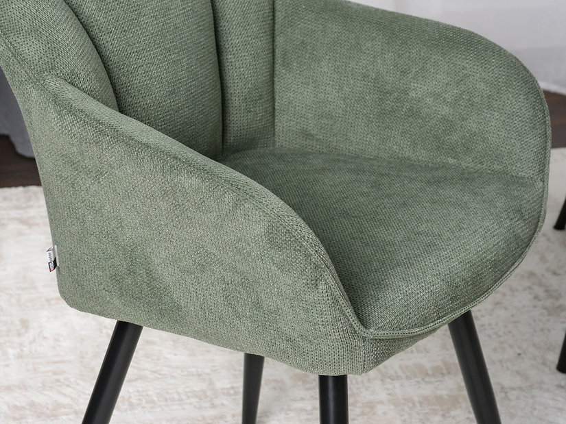 Scaun Bonita (verde + negru)
