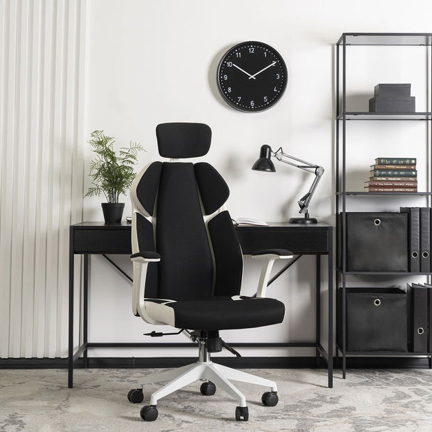 Fotoliu birou Dunop (negru + Alb) 