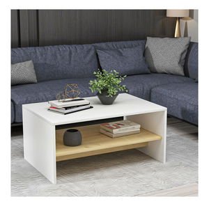 Stolić za kavu Tamona (bijela + zafirov hrast)