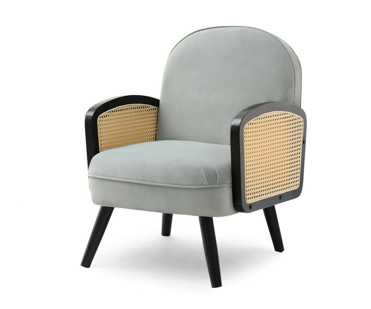 Fotel Will (szürke + fekete)