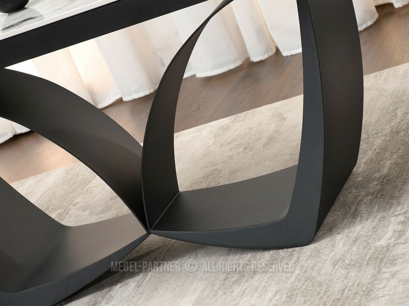 Blagovaonski stol Carteles (mramor + crna)