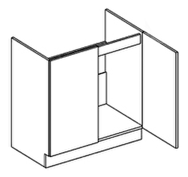 Dolná kuchynská skrinka Nora D80 pod drez