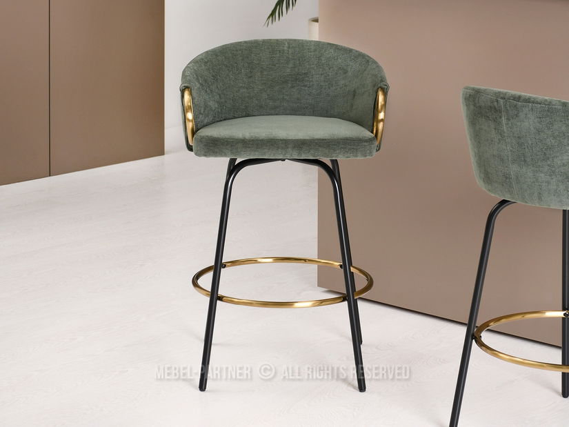 Stolička Carma H (zelená + čierna)