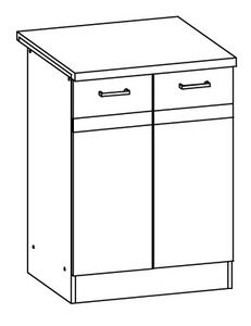 Dulap inferior de bucătărie Estell EZ14 D60