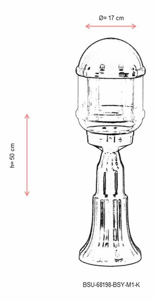 Vonkajšie nástenné svietidlo Miracle (čierna)