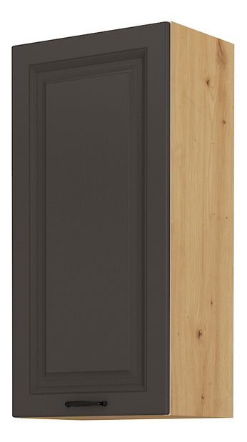 Dulap superior bucătărie Sheila 45 G 90 1F (stejar artisan + grafit)