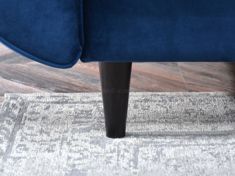 Kétszemélyes kanapé Bacteria (fekete)