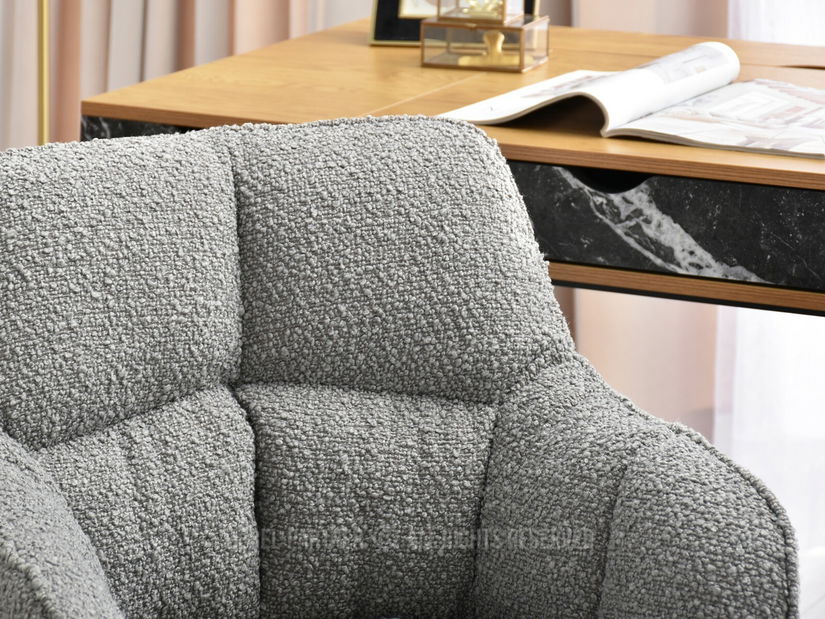 Fotel Island (szürke + króm)