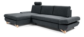 Kutna garnitura Aveley (antracit) (L)