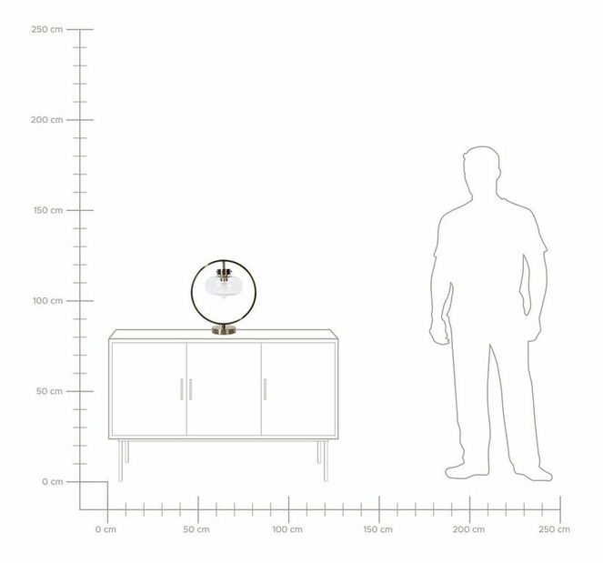 Lampă de masă Sapir (auriu) 