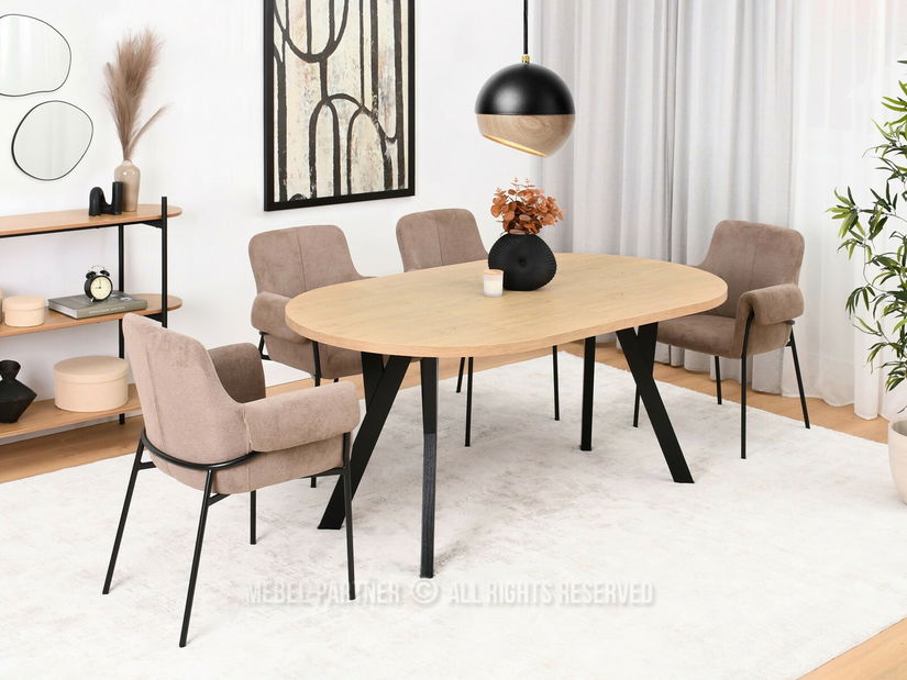 Masă sufragerie Bulgaria (stejar)