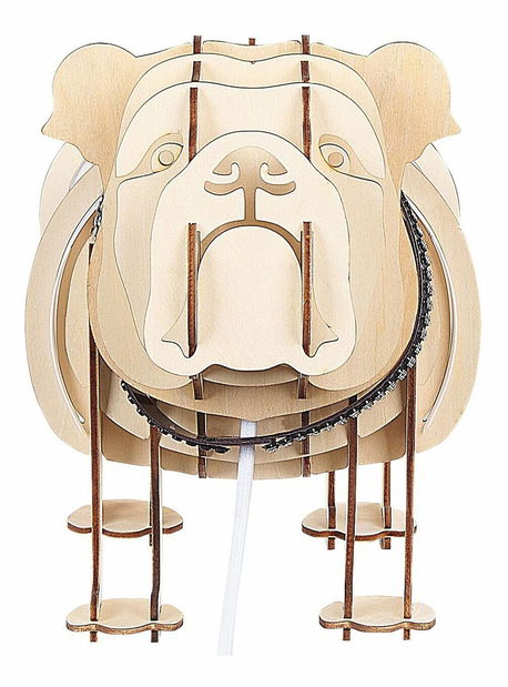 Asztali lámpa Druella (világos fa)