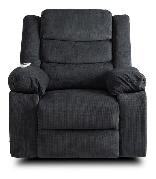 Masszázsfotel Jornaleros (fekete szövet) 