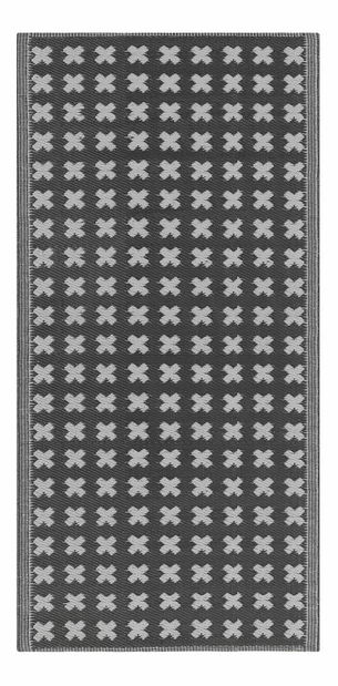 Covor 90x180 cm RATKO (polipropilenă) (negru)