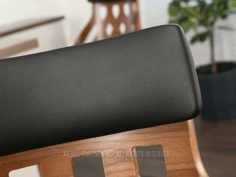 Stolička Henriette (orech tmavý + čierna)