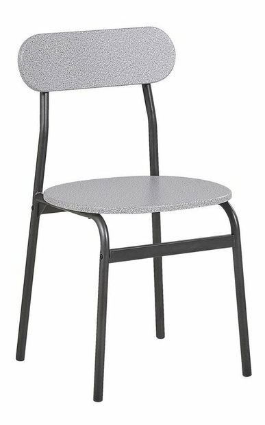 Set de sufragerie VELADO (gri + negru) (pentru 4 persoane)