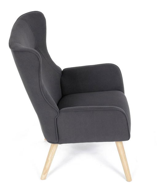 Fotelja Atribuian (tamnosiva)