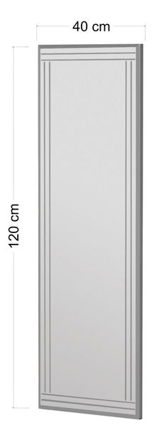 Zrkadlo Bohema (biela) 