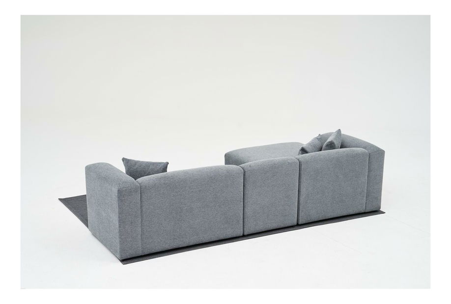 Kutna garnitura Lillybeth (L) (siva)