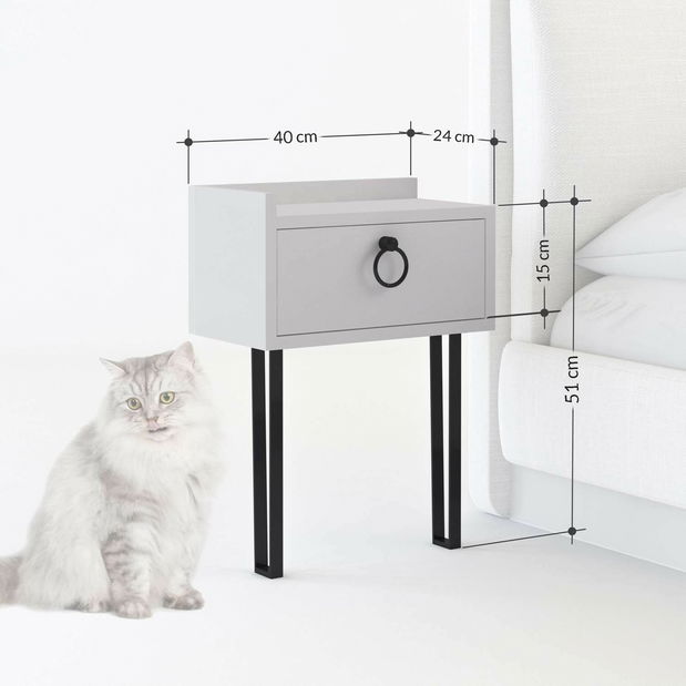 Noćni stolić Spongy (hrast)