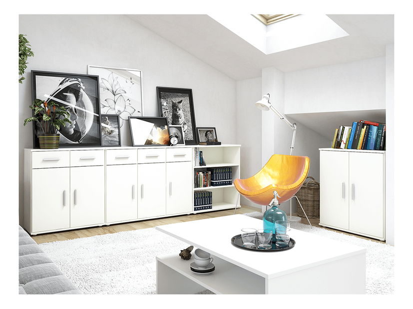 Comodă typ 2 Ressan (alb) *resigilat