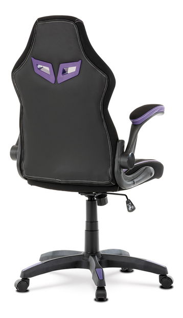 Fotoliu de birou/gaming Yzix-Y352-PUR (Negru + Violet)