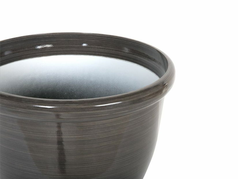 Virágtartó TEMORA 34x40x40 cm (üveglaminált) (barna)