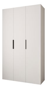 Ruhásszekrény 140 cm Carmela 50-4 (fehér + fekete)