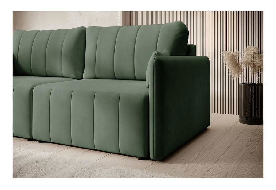 Pohovka Perkley (verde + negru)