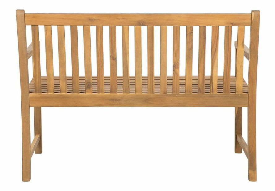 Záhradná lavica 120 cm VESTFOLD (drevo) (svetlé drevo)