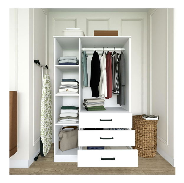 Ormar za garderobu Essy 56 (bijela mat)