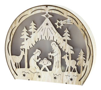 Božićna rasvjeta drvene jaslice Retlux RXL 331